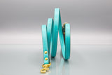 Acqua Turquoise Leather Dog Lead