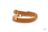 Florence Saddle Brown Leather Dog Harness