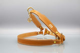 Saddle Brown Leather Dog Harness